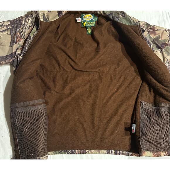 Vintage Cabela's Super Slam Camo Jacket Men's Medium Realtree Hunting USA barn - Picture 6 of 9